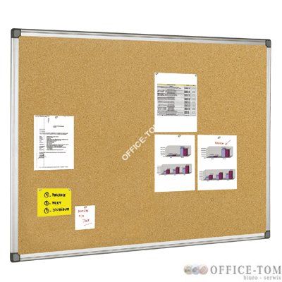 Tablica korkowa BI-OFFICE w ramie aluminiowej 600X900