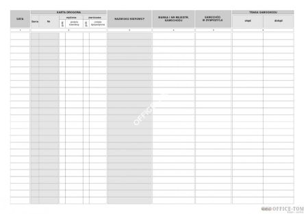 Raport dyspozytorski MICHALCZYK I PROKOP A4 zeszyt 40 stron