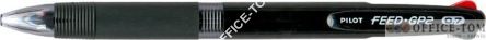 Długopis olejowy PILOT FEED GP2 czarna obudowa 2 kolory wkładu