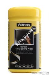 Ściereczki nasączone do ekranu FELLOWES tuba 100 szt.